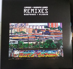 J.Bionic + Horrific James : Remixes (10", Single, Ltd)