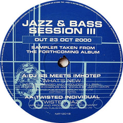 DJ SS : Jazz & Bass Session III (12", Ltd, Smplr)