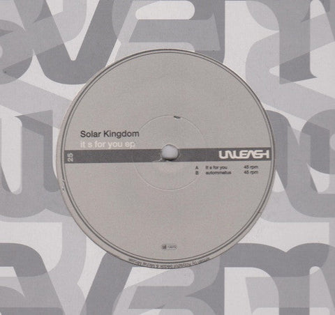Solar Kingdom : It's For You EP (12", EP)