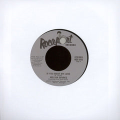 Melvin Sparks : If You Want My Love / Get Down With The Get Down (7", Single)