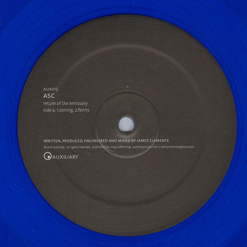 ASC : Return Of The Emissary (12", EP, Blu)