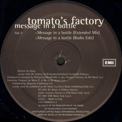 Tomato's Factory : Message In A Bottle (12")