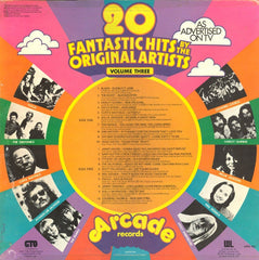 Various : 20 Fantastic Hits By The Original Artists (Volume Three) (LP, Comp, Yel)