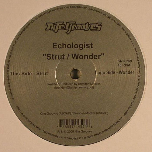 Echologist : Strut / Wonder (12")