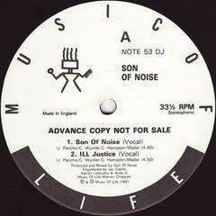 Son Of Noise : Son Of Noise / Ill Justice (12", Promo)