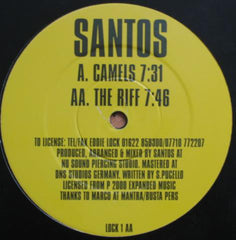 Santos : Camels / The Riff (12", Promo)
