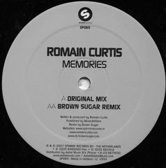 Romain Curtis : Memories (12")
