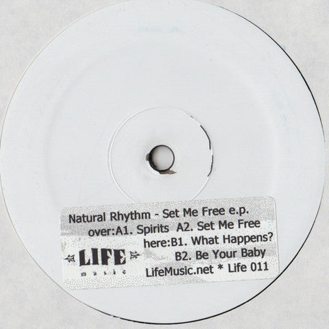 Natural Rhythm : Set Me Free EP (12", EP, TP)