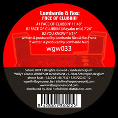 Lombardo & Ros : Face Of Clubbin' (12")