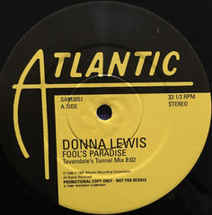 Donna Lewis : Fool's Paradise (2x12", Promo)