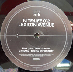 Lexicon Avenue : Nite:Life 012 (2xLP, Comp)
