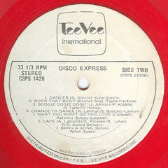 Various : Red Hot Disco Express (LP, Comp, Red)