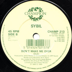 Sybil : Don't Make Me Over (7", Single, Blu)