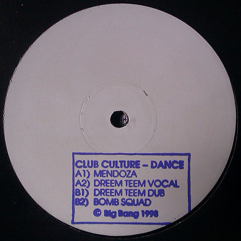 Club Culture : Dance (12", Promo, W/Lbl)
