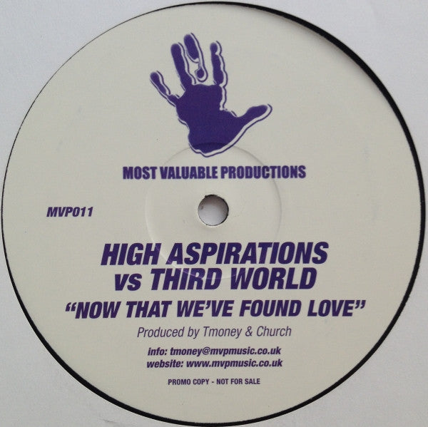 High Aspirations (2) : Unpredictable / Now That We Found Love (12", Promo, Unofficial)
