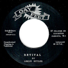 The Gaylads / Leslie Butler : Over The Rainbow's End / Revival (7", Single, RP)