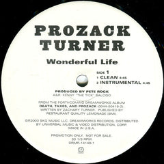 Prozack Turner : Wonderful Life (12", Promo)