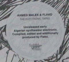 Ahmed Malek و Flako = Ahmed Malek & Flako : التسجيلات الإلكترونية = The Electronic Tapes  (LP, Album, Comp)