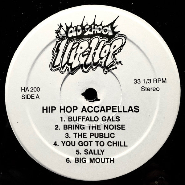 Various : Hip Hop Accapellas (12", Unofficial)