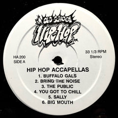 Various : Hip Hop Accapellas (12", Unofficial)