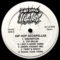 Various : Hip Hop Accapellas (12", Unofficial)