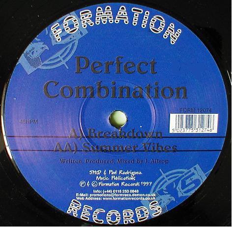 Perfect Combination : Breakdown / Summer Vibes (12")