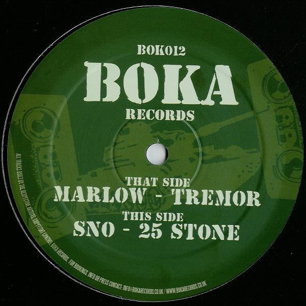 Marlow (3) / SNO* : Tremor / 25 Stone (12")