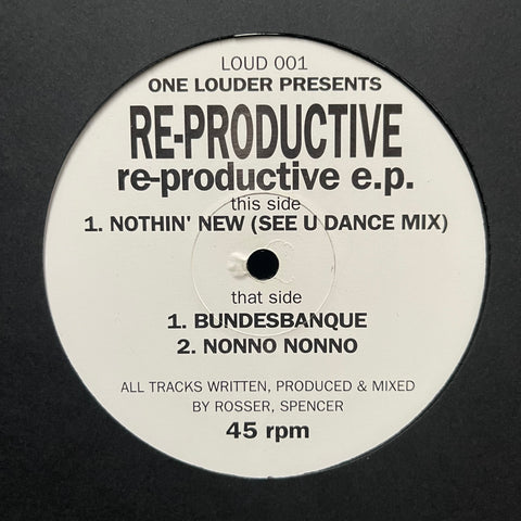 Re-Productive - Re-Productive EP LOUD001