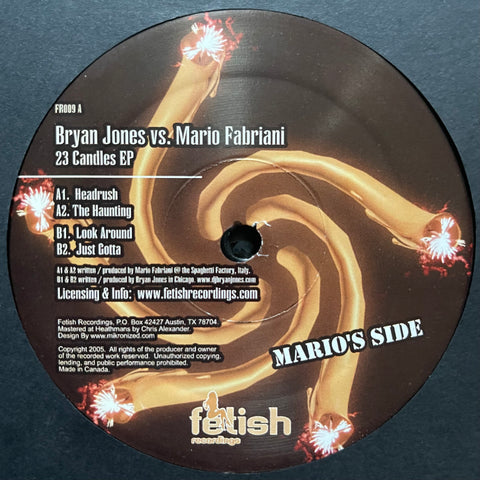 Bryan Jones vs. Mario Fabriani - 23 Candles EP FR009