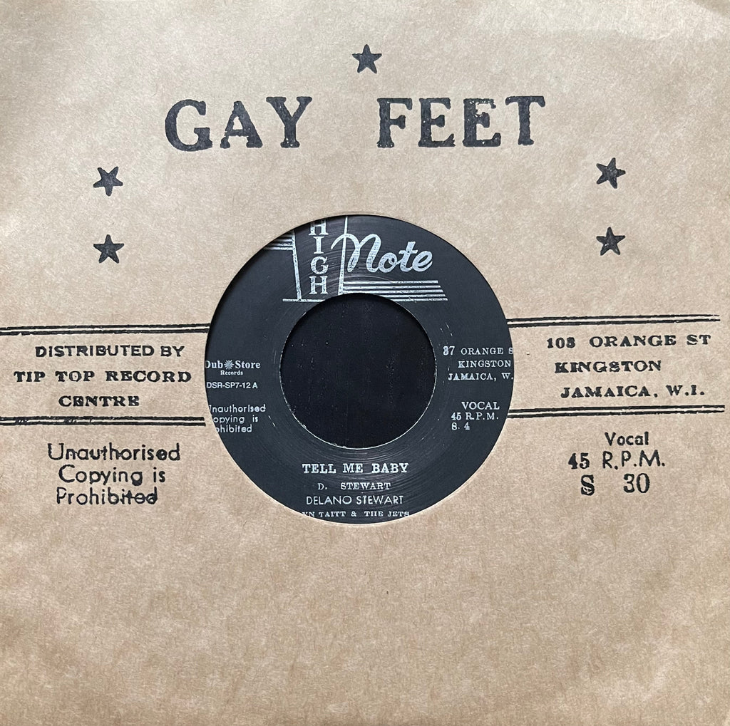 Winson Delano Stewart, Lynn Taitt & The Jets - Tell Me Baby / That's Life DSR-SP7-12