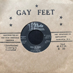 Winson Delano Stewart, Lynn Taitt & The Jets - Tell Me Baby / That's Life DSR-SP7-12