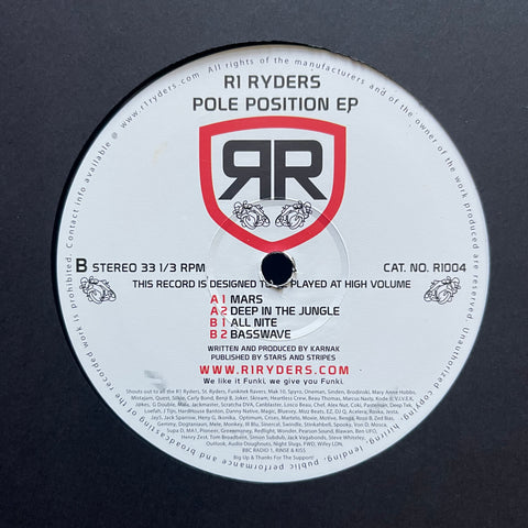 R1 Ryders - Pole Position EP R1004