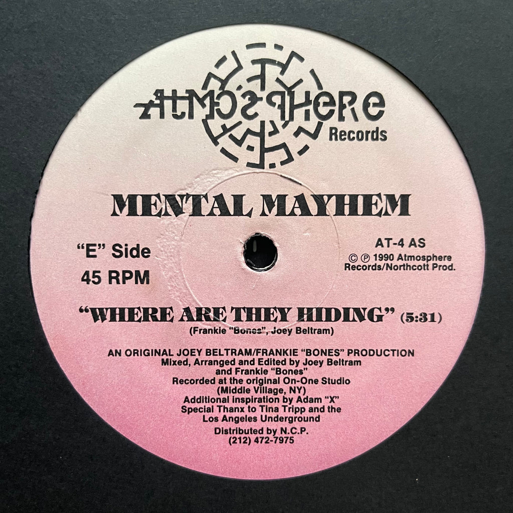 Mental Mayhem - Where Are They Hiding / Joey's Riot AT-4