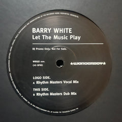 Barry White - Let The Music Play Wonderboy WBDJX020