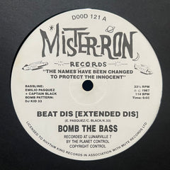 Bomb The Bass - Beat Dis 12" Mister-Ron Records DOOD 121