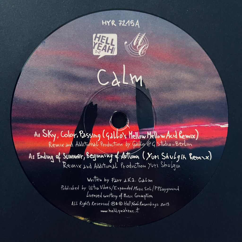 Calm ‎– By Your Side - Remixes Part 3 Hell Yeah Recordings ‎– HYR7215