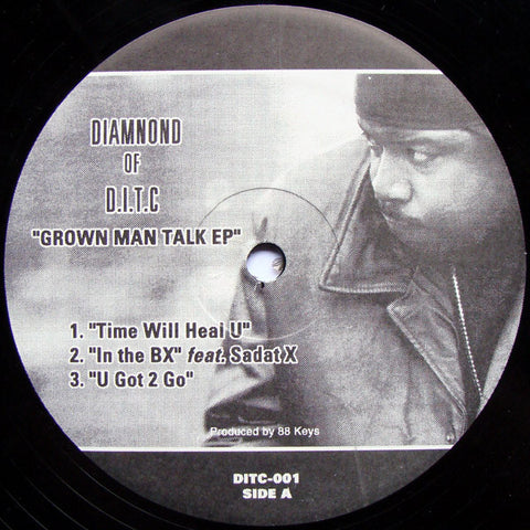 Diamnond Of DITC - Grown Man Talk EP DITC Records ‎– DITC001