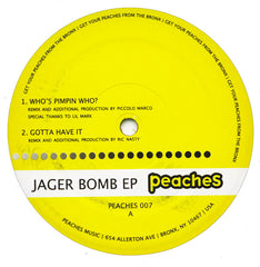Various – Jager Bomb EP PEACHES007