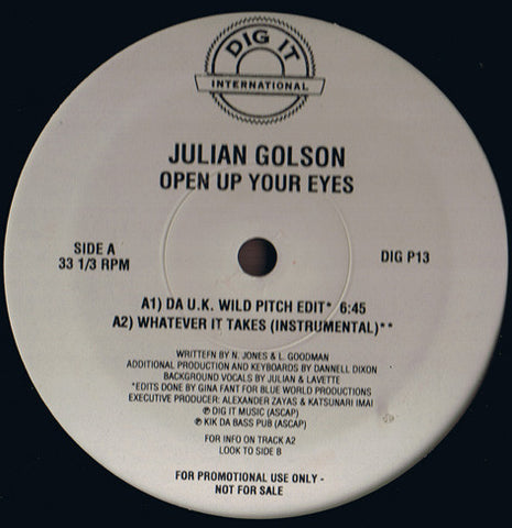 Julian Golson - Open Up Your Eyes