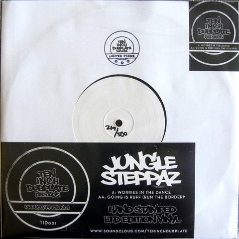 Jungle Steppaz : Worries In The Dance (10", Ltd, Num, Sta)