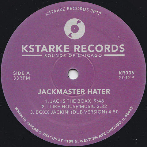 Jackmaster Hater : Lost Traxx (12")
