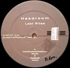 Headroom : Last Rites (12")