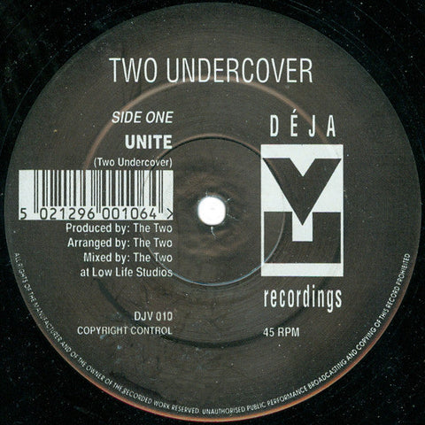 Two Undercover : Unite (12")