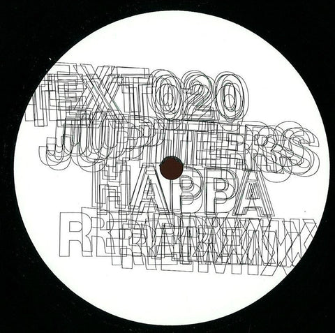 Four Tet - Jupiters / Lion (Remixes) 12" TEXT020 Text Records