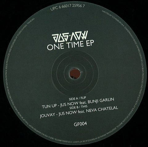 Jus Now - One Time 2x12" GF004 Gutterfunk