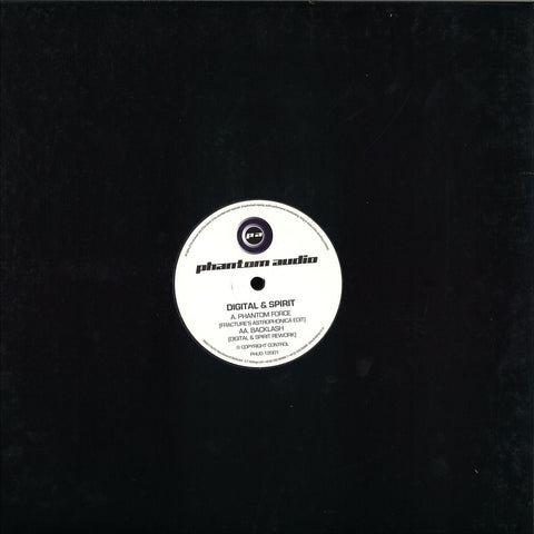 Digital & Spirit ‎– Phantom Force / Backlash -  Phantom Audio ‎– PHUD 12001
