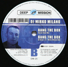 DJ Mirko Milano : Bang The Box (12")