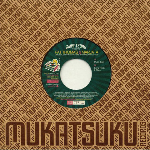 Pat Thomas (3) & Marijata : Original Ghanaian Highlife & Afrobeat Classics (7", Ltd, Num)