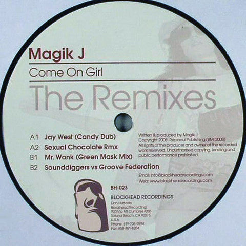 Magik Johnson : Come On Girl (The Remixes) (12")