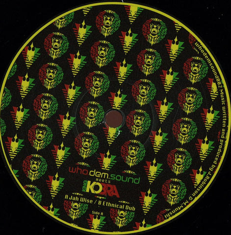 WhoDemSound Meets King Kobra - Jah Wise / Ethnical Dub 10" WhoDemSound WHODEM002